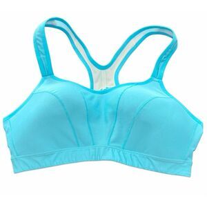 New Balance NB Dry High Support Sports Bra Cyan size 38C
